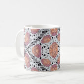 Elegante bloemenmok koffiemok (Voorkant links)