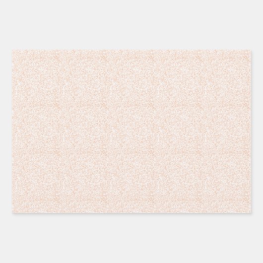 Elegante bloemenpatronen Blauwe Perzik Groene Bloe Inpakpapier Vel (Voorkant 3)