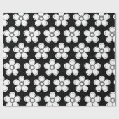 Elegante bloemenprint | botanisch ontwerp cadeaupapier (Vlak)