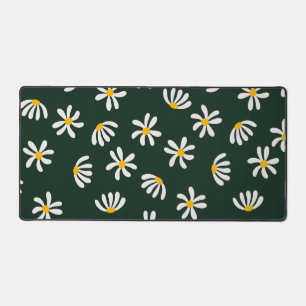 Elegante bloemenprint   Botanische kunst aan de mu Bureaumat