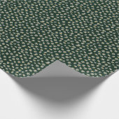 Elegante bloemenprint | Botanische kunst aan de mu Cadeaupapier (Hoek)