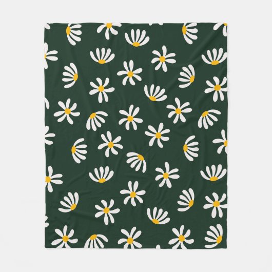 Elegante bloemenprint | Botanische kunst aan de mu Fleece Deken (Voorkant)