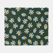 Elegante bloemenprint | Botanische kunst aan de mu Fleece Deken (Voorkant (Horizontaal))
