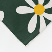 Elegante bloemenprint | Botanische kunst aan de mu Fleece Deken (Hoek)