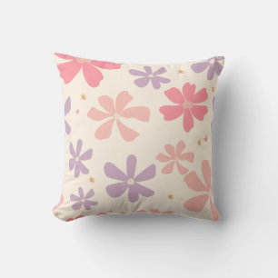 Elegante bloemenprint botanische kunst voor Natuur Kussen