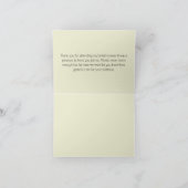 Elegante bloemenrand bedankkaart (Binnen)