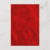 Elegante Bloemenrood en Gouden Huwelijksdetails Informatiekaartje (Achterkant)