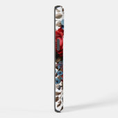 💀 Elegante Bloemenschedel 🌸 iPhone Hoesje (Rechterkant)