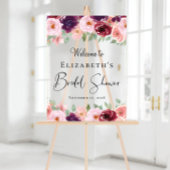 Elegante bloemenschildering in waterverf bruidsfee acryl bord