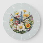 Elegante bloemenschuur grote klok (Voorkant)