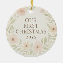 Elegante bloemensier kerstversiering 