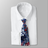 Elegante Bloementuin 4 juli Sterrengeglans Stropdas (Gebonden)