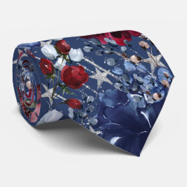 Elegante Bloementuin 4 juli Sterrengeglans Stropdas