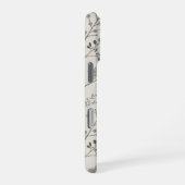 Elegante Bloementuin Droombeeld Moderne Botanische iPhone Hoesje (Rechterkant)