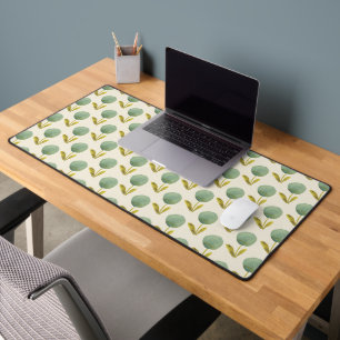 Elegante Bloementuin in Waterverf Bureaumat