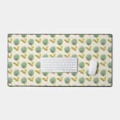 Elegante Bloementuin in Waterverf Bureaumat (Keyboard & Muis)