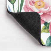 Elegante bloementuin Mousepad Muismat (Hoek)