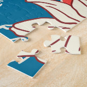 Elegante bloementuin: naadloos design legpuzzel (Zijkant)