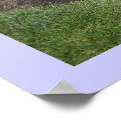 Elegante bloementuin poster (Hoek)