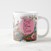 Elegante bloementuin wilde bloem mok voor mama (Rechts)