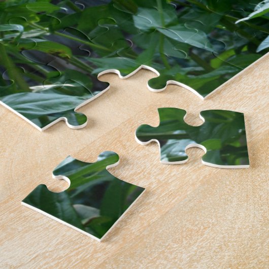 Elegante bloementuin zonnebloemen zinnias madelief legpuzzel (Zijkant)