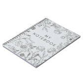 Elegante bloemenvibes notitieboek (Linkerzijde)