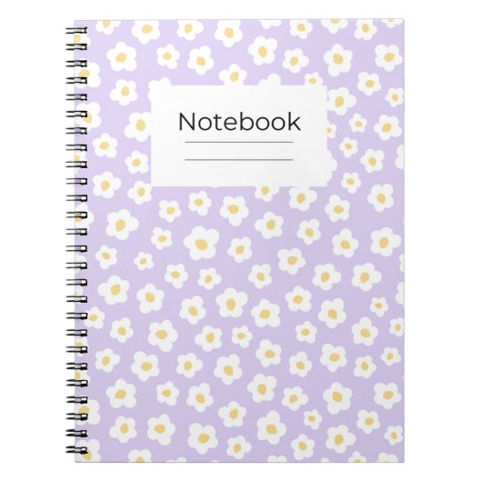 Elegante bloemenvibes notitieboek (Voorkant)