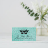 Elegante BloemenVisitekaartjes Visitekaartje (Staand voorkant)