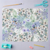 Elegante Bloemenvlinders Decoupage Tissue Paper Tissuepapier (Craft)