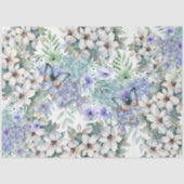 Elegante Bloemenvlinders Decoupage Tissue Paper Tissuepapier (Voorkant)