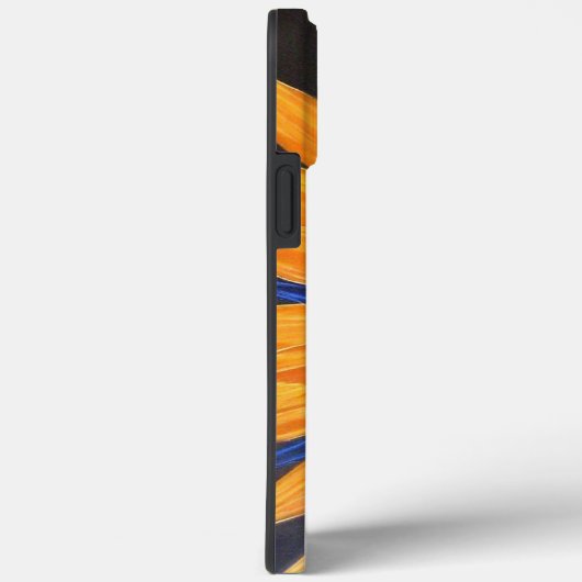 Elegante bloemenvogel van het paradijs naamschrift Case-Mate iPhone case (Achterkant / Rechts)