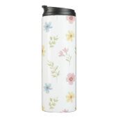 Elegante bloemenweide geïsoleerde fles - Zacht (Geroteerd rechts)