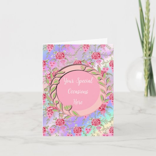 Elegante bloemframe: voor elke gelegenheid (Voorkant)