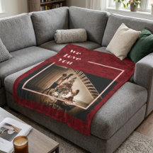 Elegante Bloemige Aangepaste Familie Foto Tekst Ro