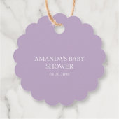 Elegante bloemige bedankkaart bedankjes labels (Achterkant)