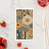 Elegante Bloemige Boho Thanksgiving Servet (Insitu)