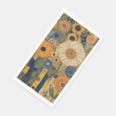 Elegante Bloemige Boho Thanksgiving Servet (Hoek)