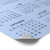 Elegante Bloemige Botanische 2026 Agenda |  Poster (Hoek)