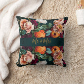 Elegante Bloemige Botanische Landelijke Bruiloft v Kussen (Deken)