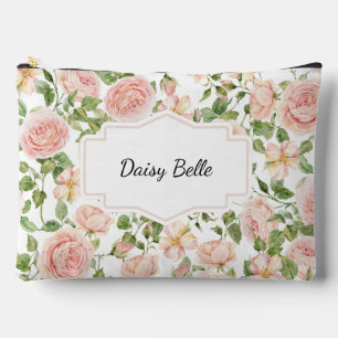 Elegante Bloemige Botanische Roze Huwelijksroos Etui