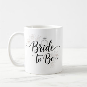 Elegante bloemige bruid-kunnen-zijn-koffiemok koffiemok