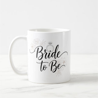 Elegante bloemige bruid-kunnen-zijn-koffiemok koffiemok