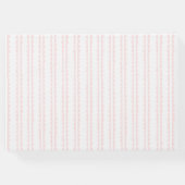 Elegante bloemige bruidsbruiloft-wapen gastenboek (Achterkant)