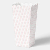 Elegante bloemige bruidskam PopCorn Bedankdoosjes (Achterkant)