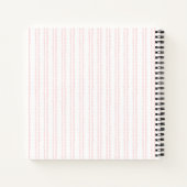 Elegante bloemige bruidsshower-wapenschild notitieboek (Achterkant)