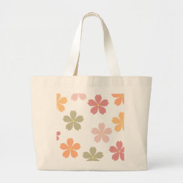 Elegante Bloemige Esthetische Jumbo Tas 