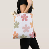 Elegante Bloemige Esthetische Jumbo Tas  (Dichtbij)