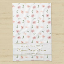 Elegante Bloemige Familie Thuis Zoete Thuis Keuken