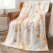 Elegante bloemige geloof hoop liefde waterverf