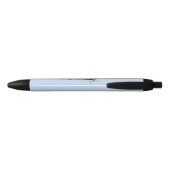Elegante Bloemige Initiaal D Zwarte Inkt Pen (Achterkant)